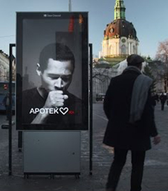 Apotek Creates Responsive Digital Billboard